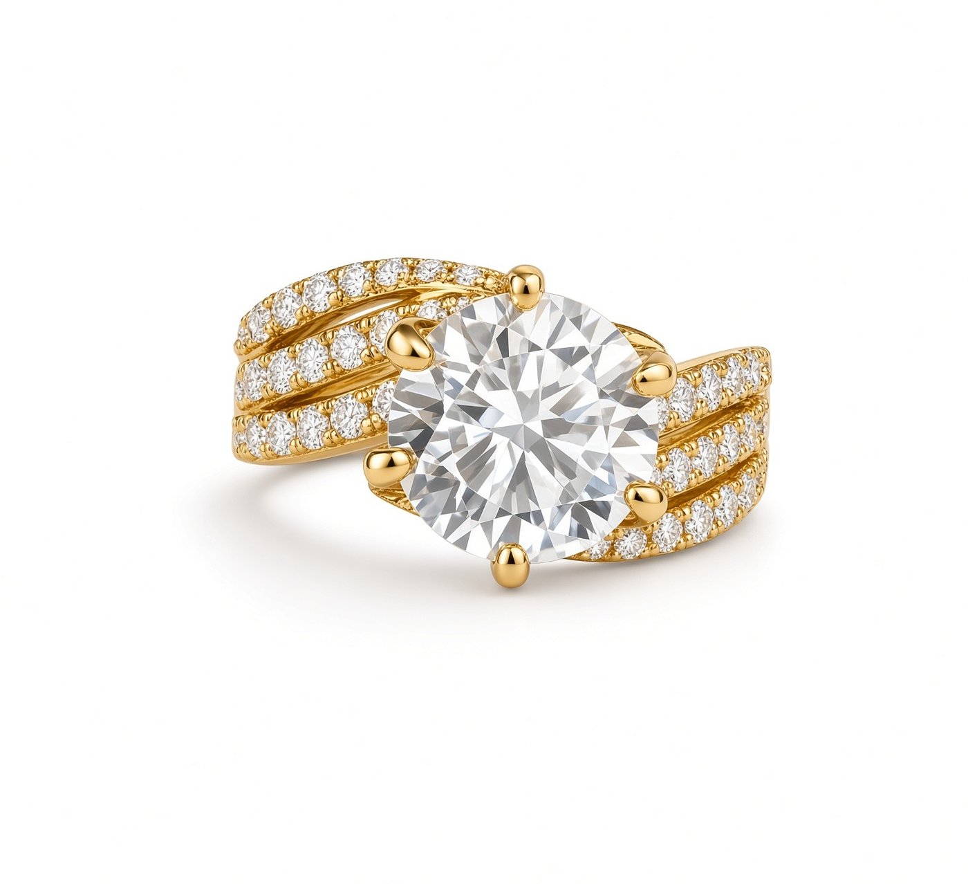 Empress Ring in 18K Yellow Gold